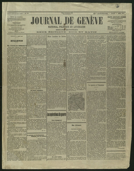 Journal de Genève : national, politique et littéraire